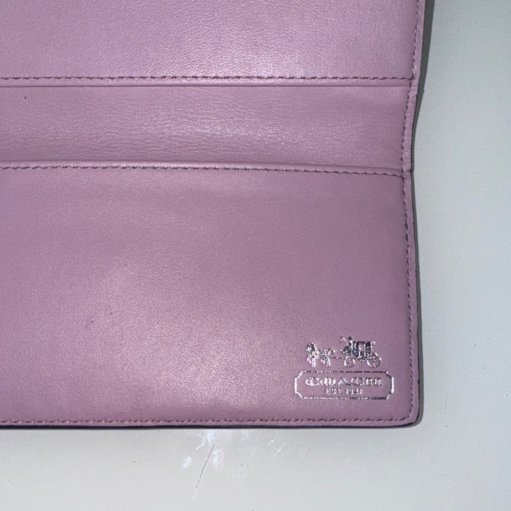 Coach Colorful Geometric Pattern Wallet - Picture 3 of 4
